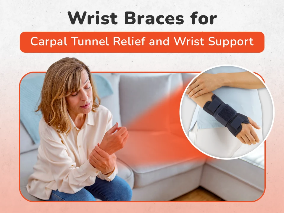 Wrist Braces for Carpal Tunnel Relief and Wrist Support