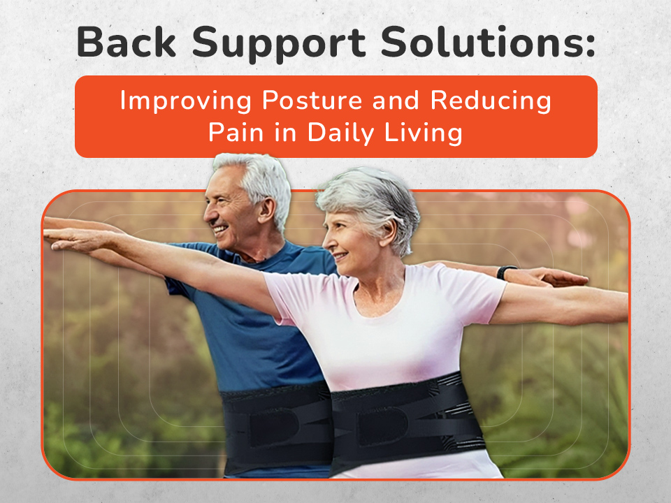 Back Support Solutions: Improving Posture and Reducing Pain in Daily Living