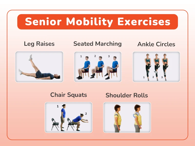 Senior Mobility Exercises - golden years.